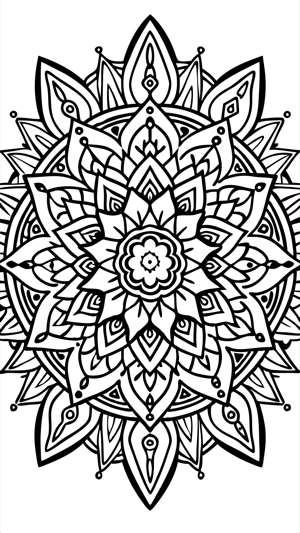 bold coloring pages for adults